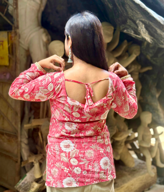 Bela - Full Sleeve Short Kurti