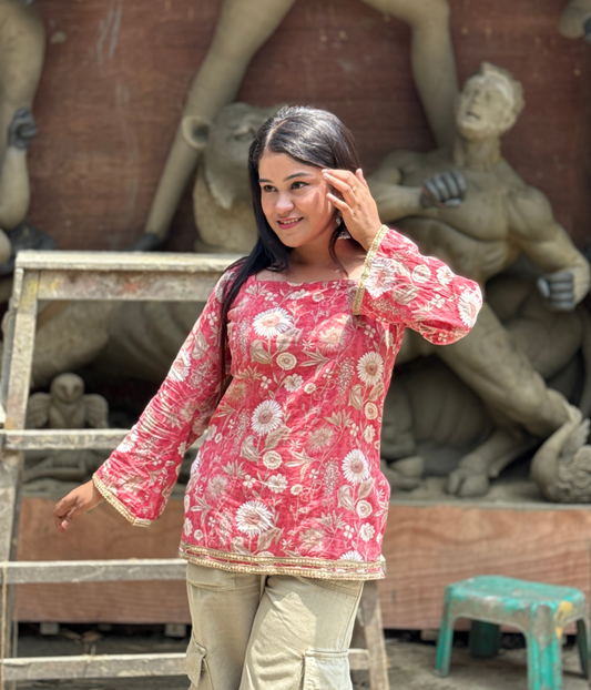 Premika - Full Sleeve Short Kurti